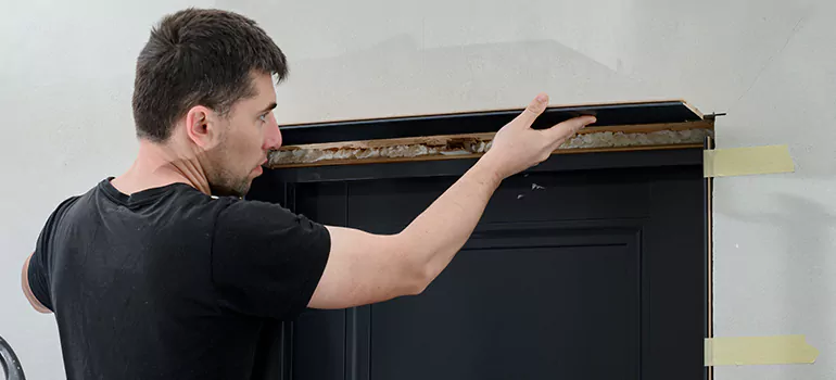 Wood Door Hole Repair in Deltona, FL